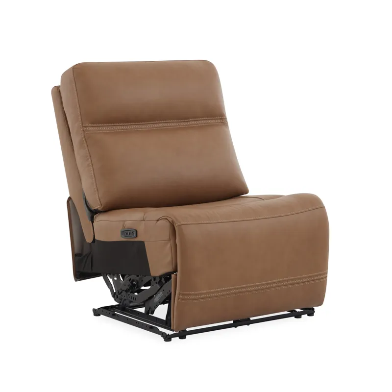 Armless Power Recliner with Power Headrest & Lumbar