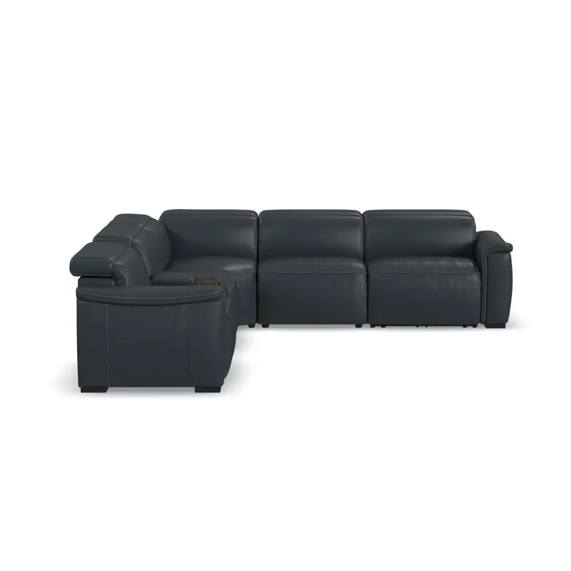 Power Reclining Sectional with Power Headrest