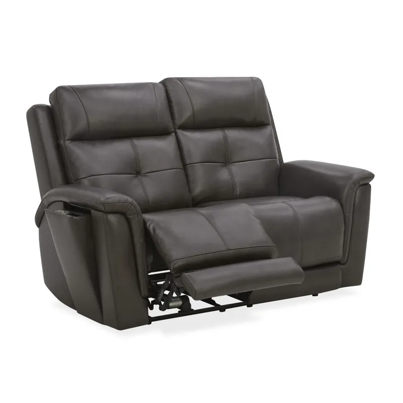 Power Reclining Loveseat with Power Headrest, Lumbar, Heat & Massage