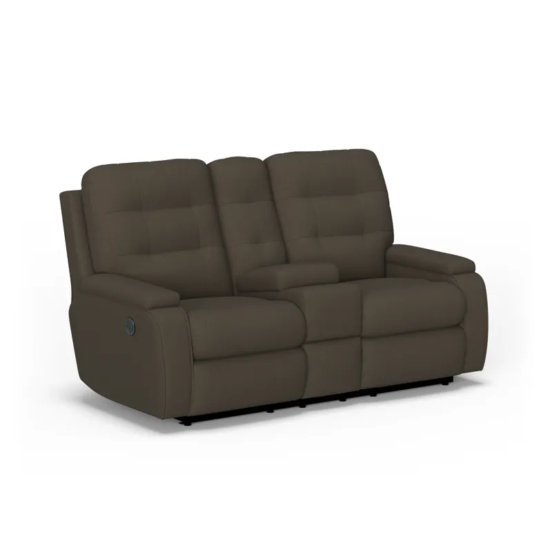 Power Reclining Loveseat with Console