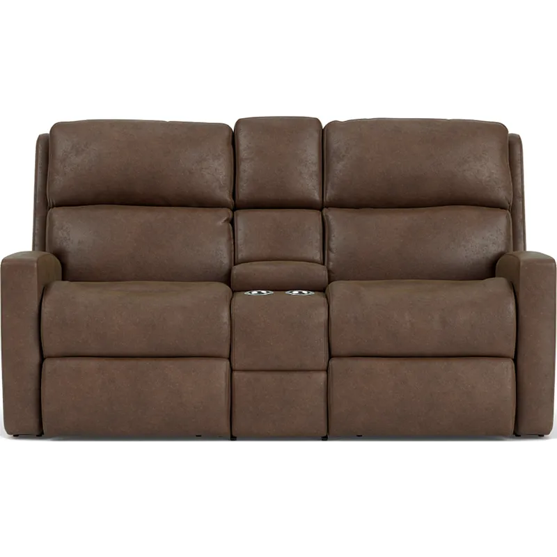 Reclining Loveseat with Console