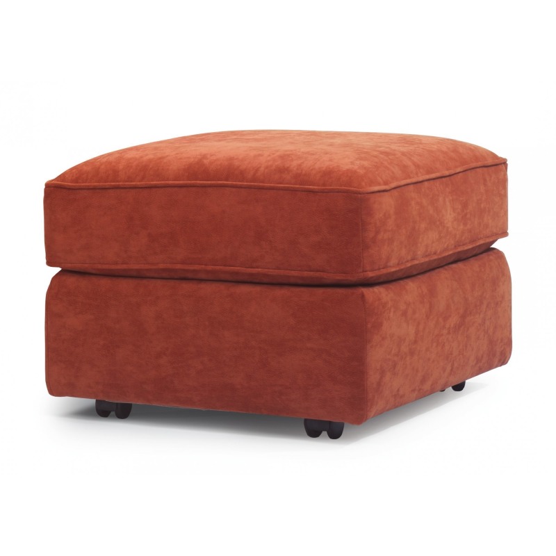 Vail Ottoman with Casters 330508 by Flexsteel Furniture at Riley's