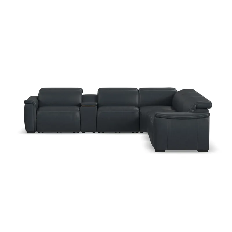 Power Reclining Sectional with Power Headrest