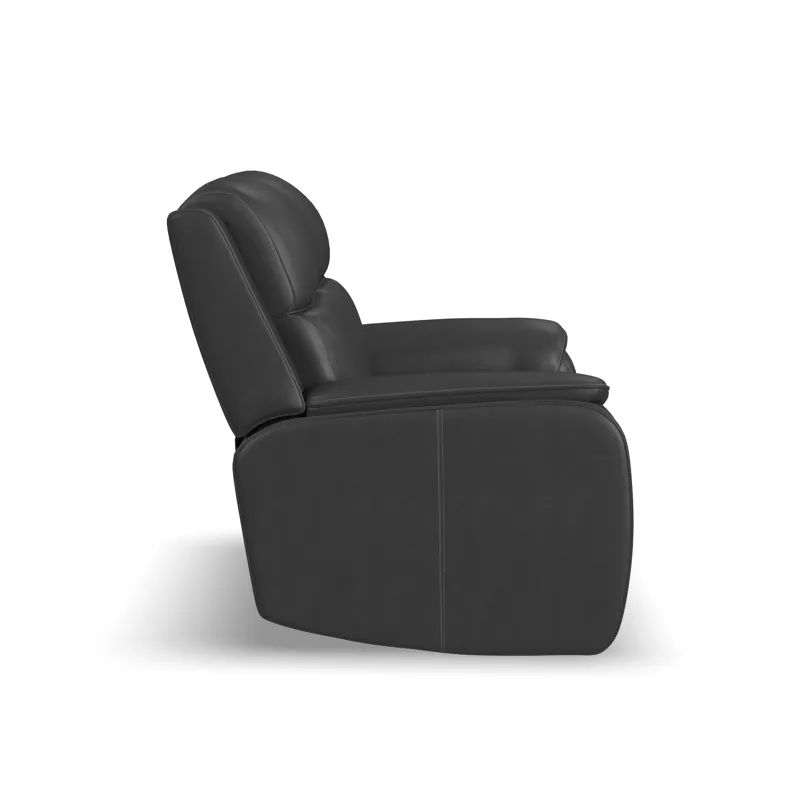 Ziggy Power Reclining Loveseat with Power Headrest, Lumbar, Heat & Massage