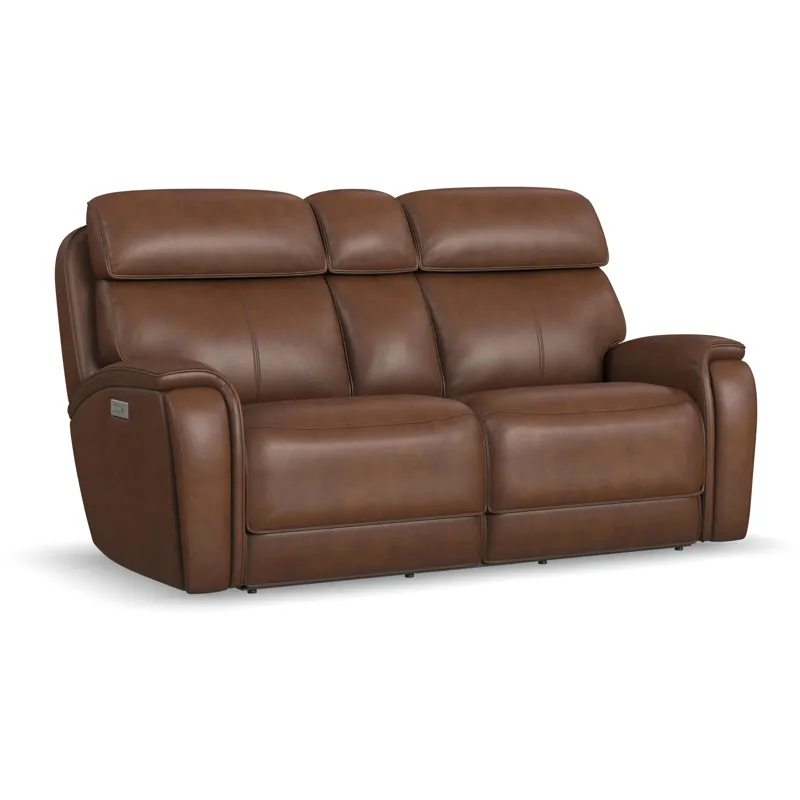 Walker Power Reclining Loveseat w/ Console, Power Headrest & Lumbar