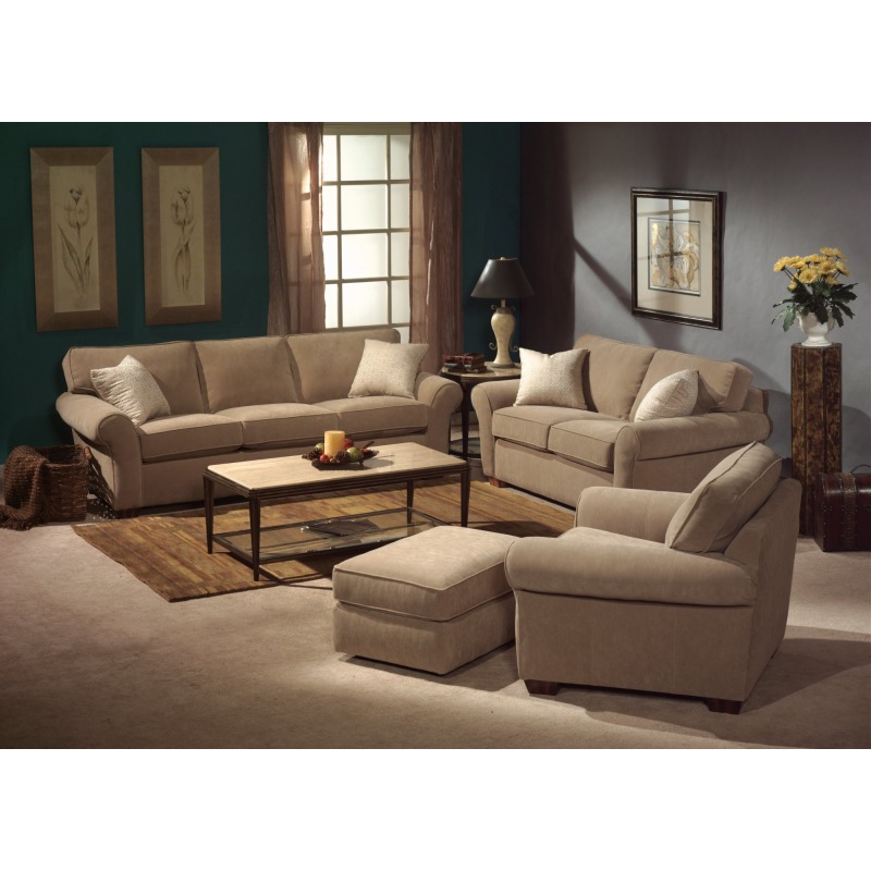Leather Loveseat 330520 by Flexsteel Furniture at Callan Furniture