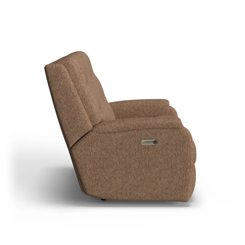 Power Reclining Loveseat with Power Headrests & Lumbar