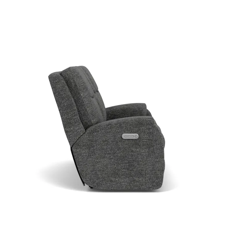 Power Reclining Loveseat with Console & Power Headrests & Lumbar