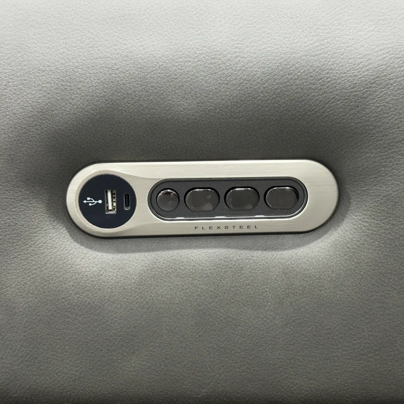 Power Reclining Loveseat with Power Headrests and Lumbar