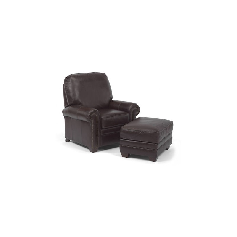 Harrison Leather Chair & Ottoman