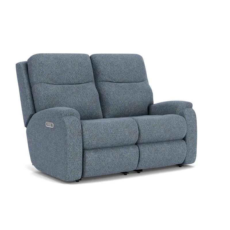 Power Reclining Loveseat with Power Headrests & Lumbar