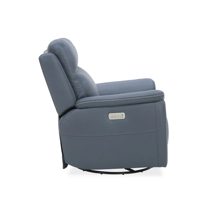 Swivel Glider with Power Headrest, Lumbar, Heat & Massage