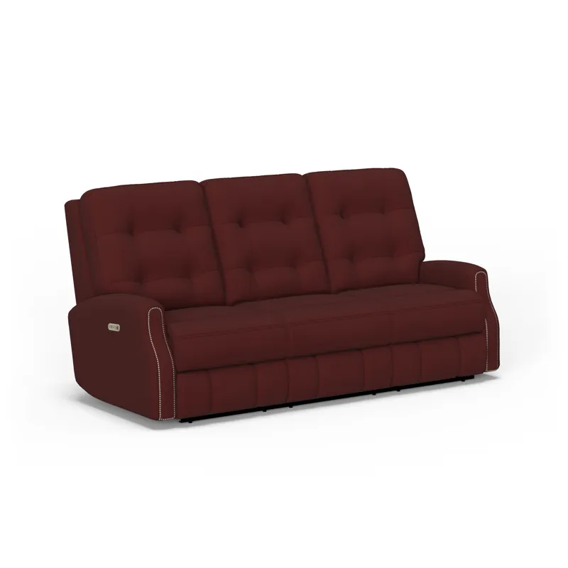 Power Reclining Sofa with Power Headrests