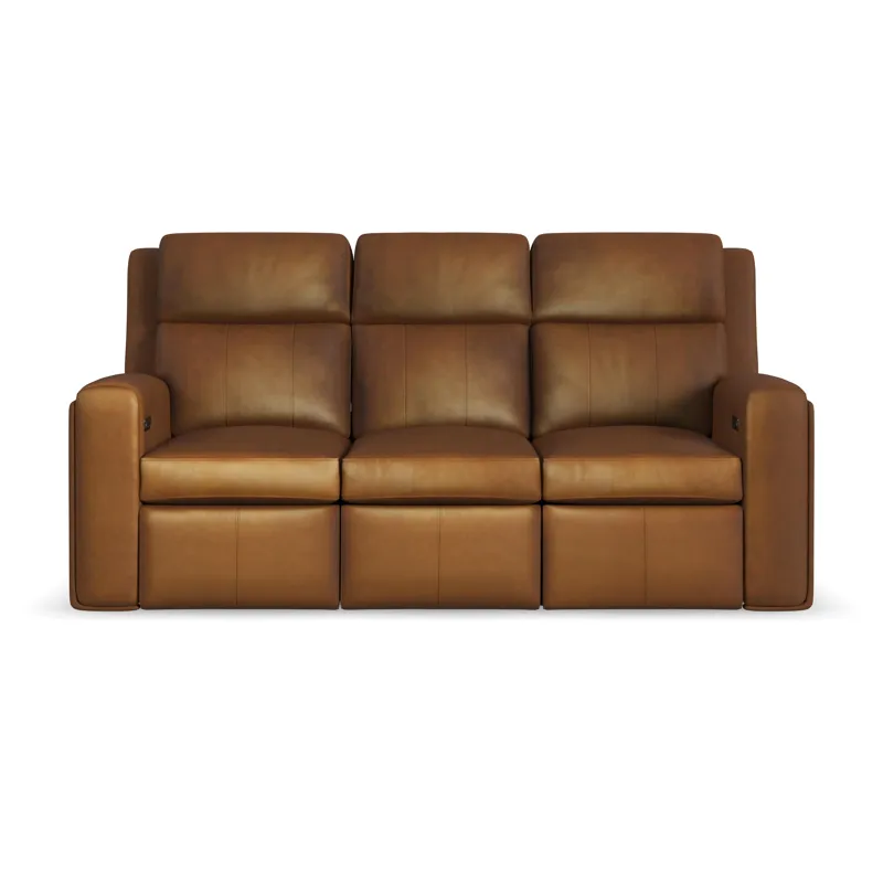 Power Reclining Sofa with Power Headrests & Lumbar