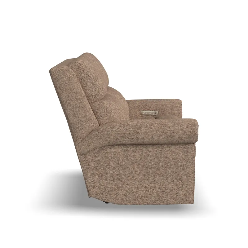 Power Reclining Loveseat with Power Headrest & Lumbar