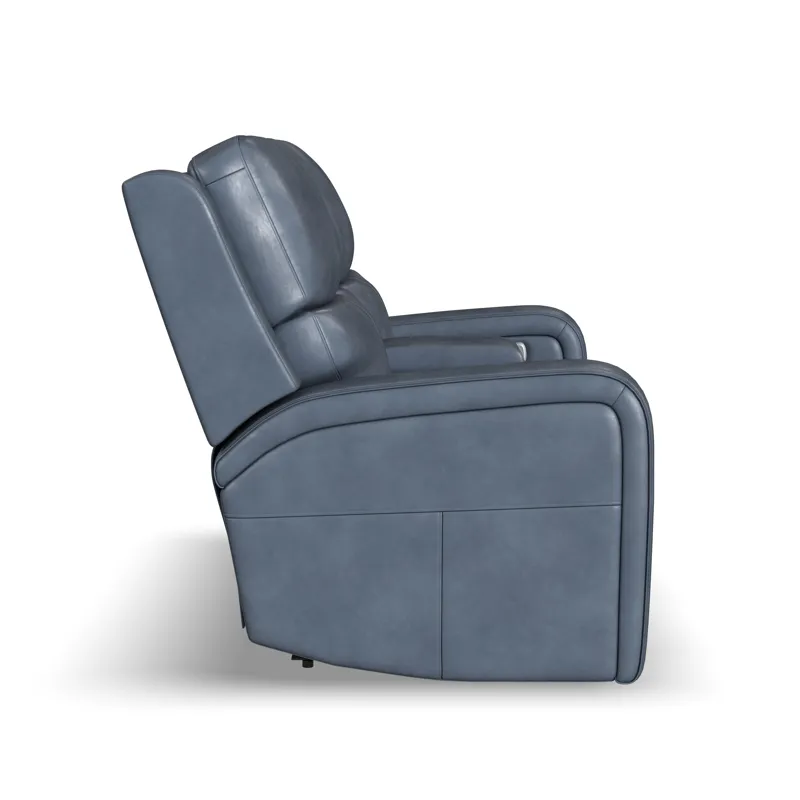 Power Reclining Loveseat with Console, Power Headrests, Lumbar, Heat & Massage