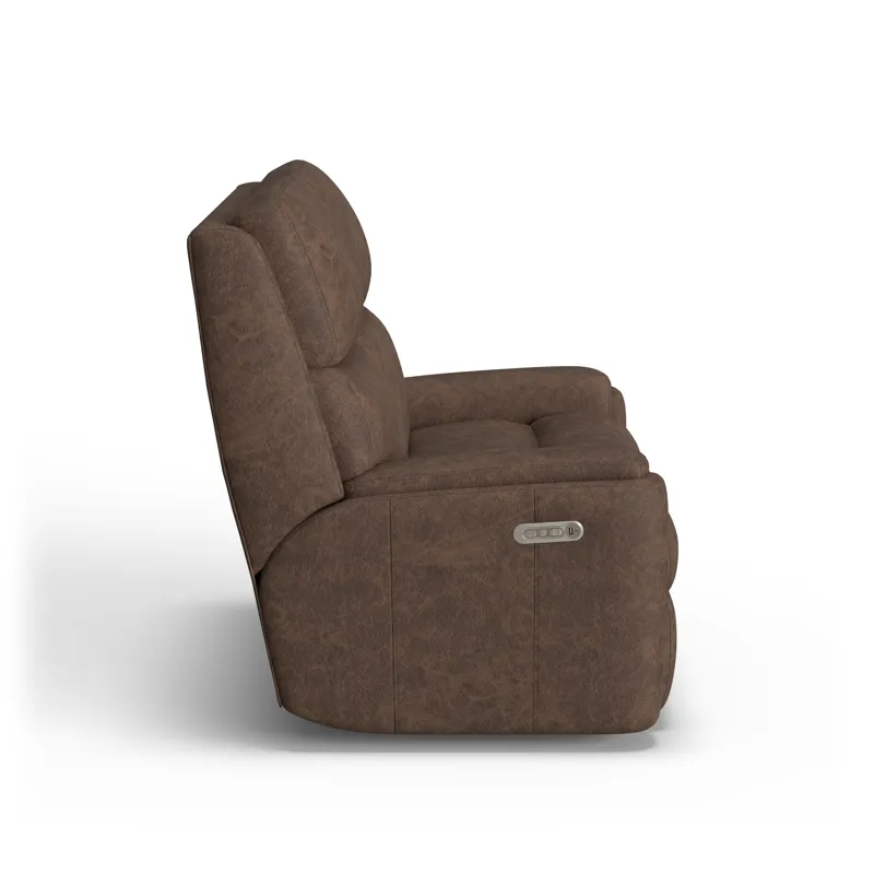 Power Reclining Loveseat with Power Headrests