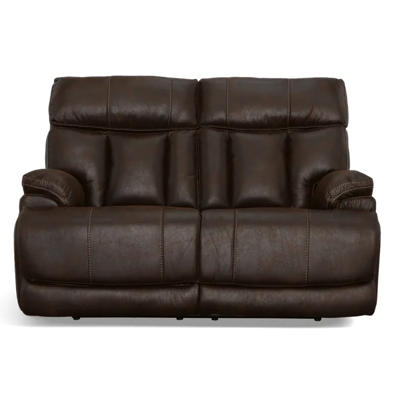 Power Reclining Loveseat with Power Headrests & Lumbar