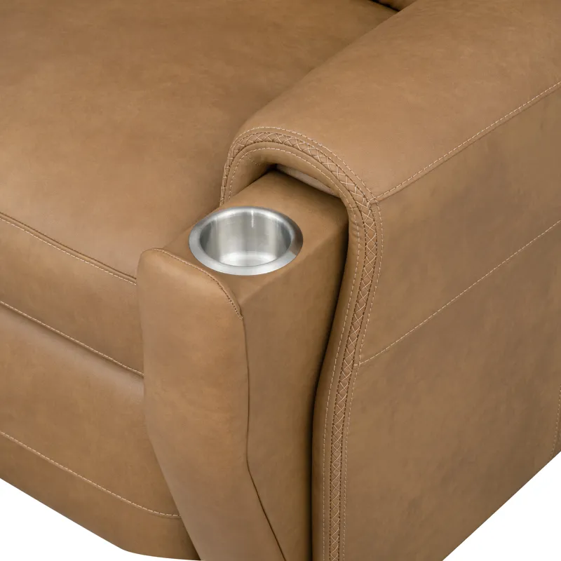 Power Reclining Sofa with Power Headrest, Lumbar, Heat & Massage