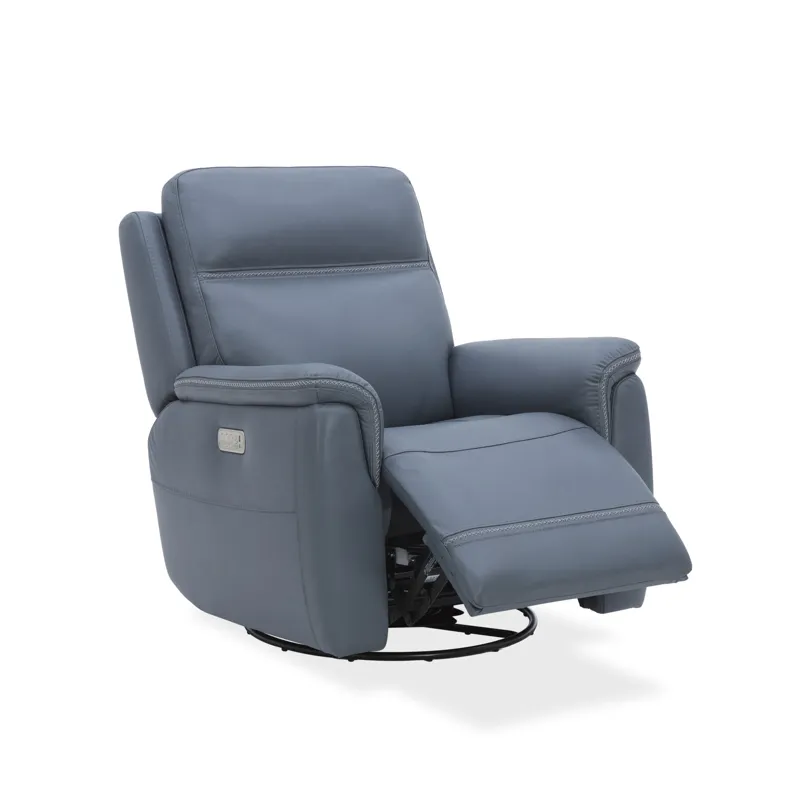 Swivel Glider with Power Headrest, Lumbar, Heat & Massage
