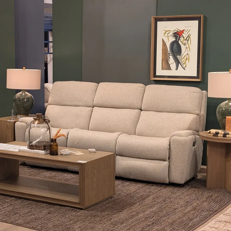 Power Reclining Sofa with Power Headrests