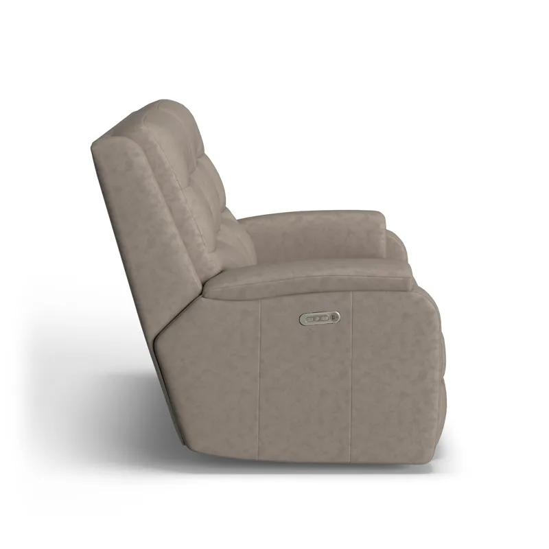 Power Reclining Loveseat with Power Headrests