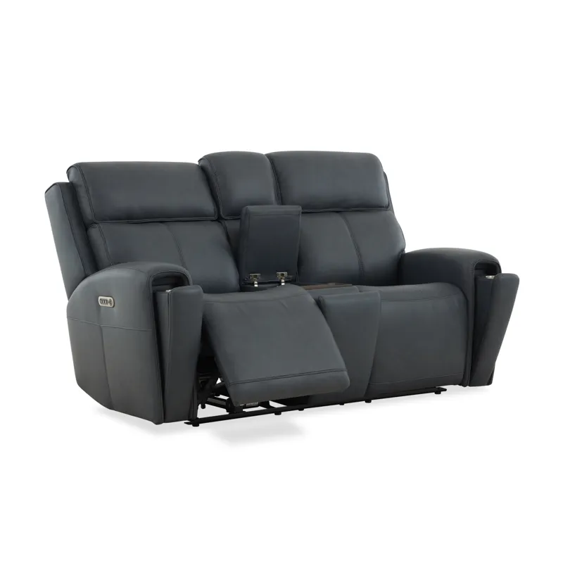 Power Reclining Loveseat with Console, Power Headrest & Lumbar