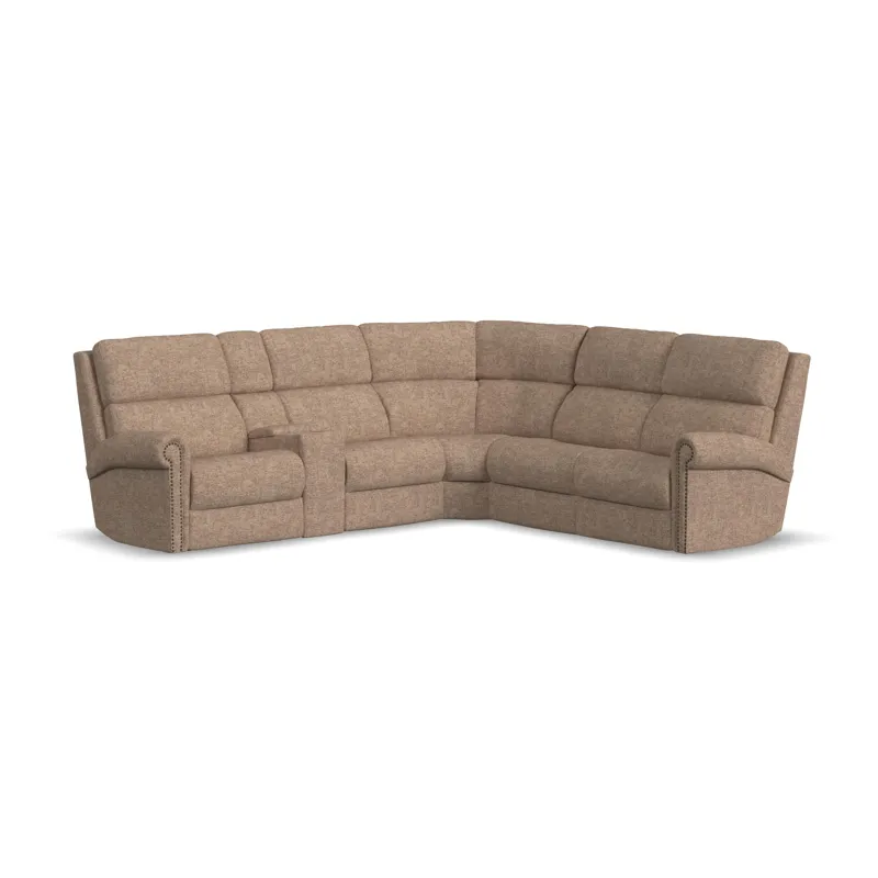 Power Reclining Sectional w/ Power Headrest & Lumbar