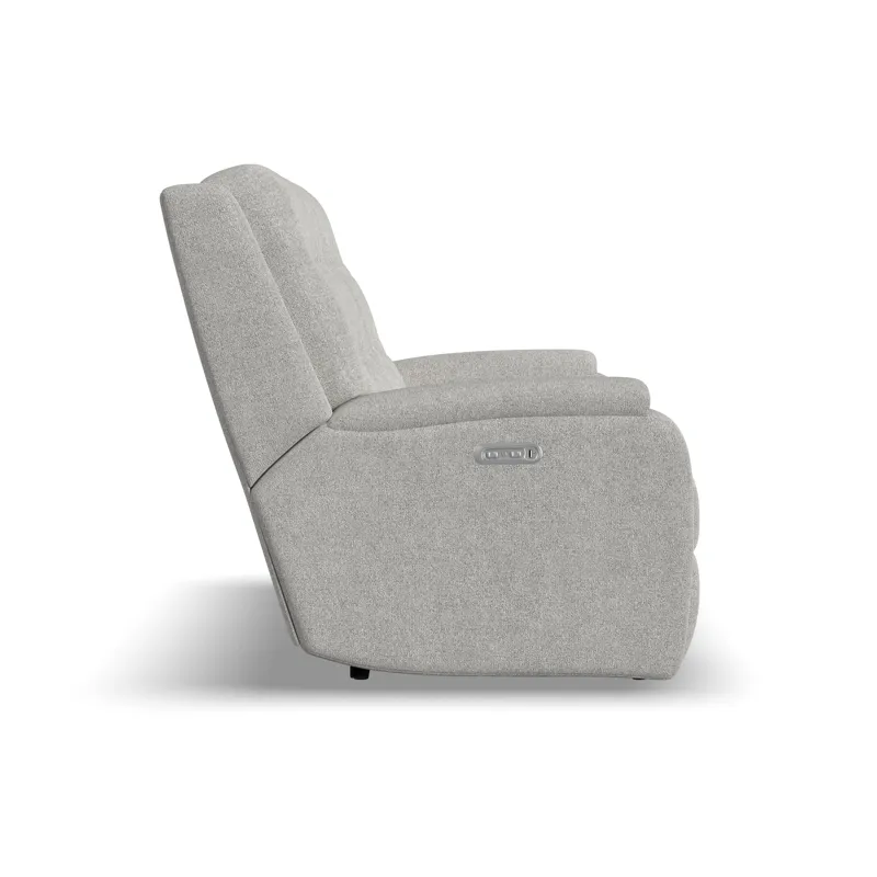 Power Reclining Loveseat with Console & Power Headrests