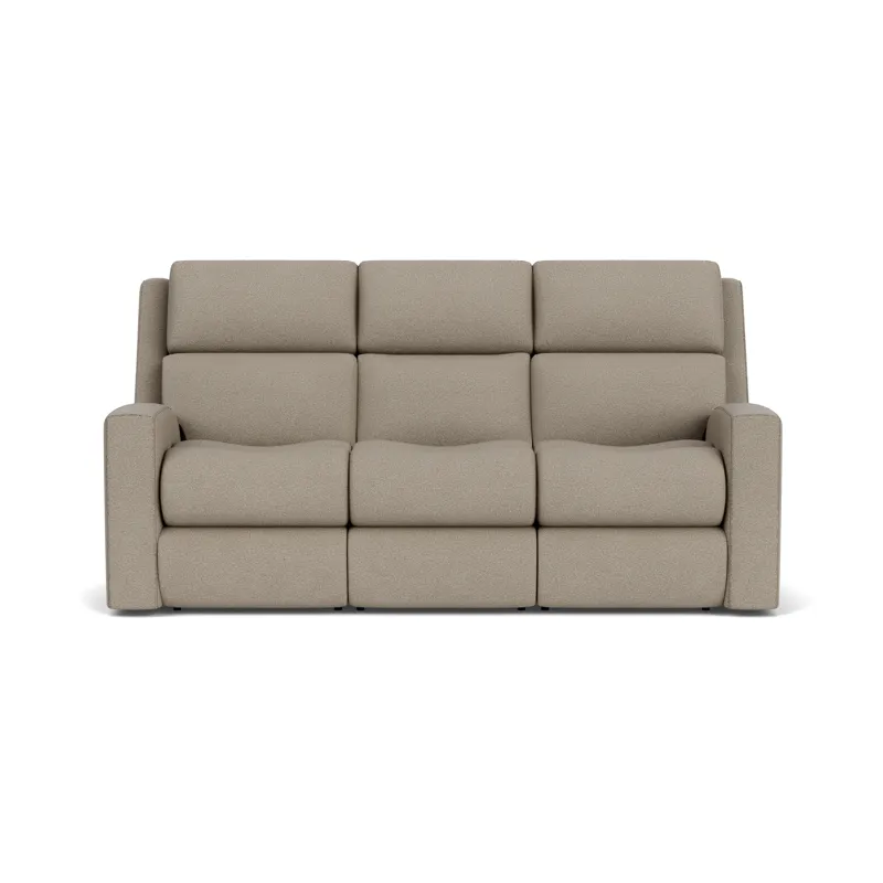 Power Reclining Sofa with Power Headrests & Lumbar