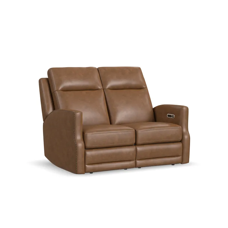 Power Reclining Loveseat with Power Headrests and Lumbar