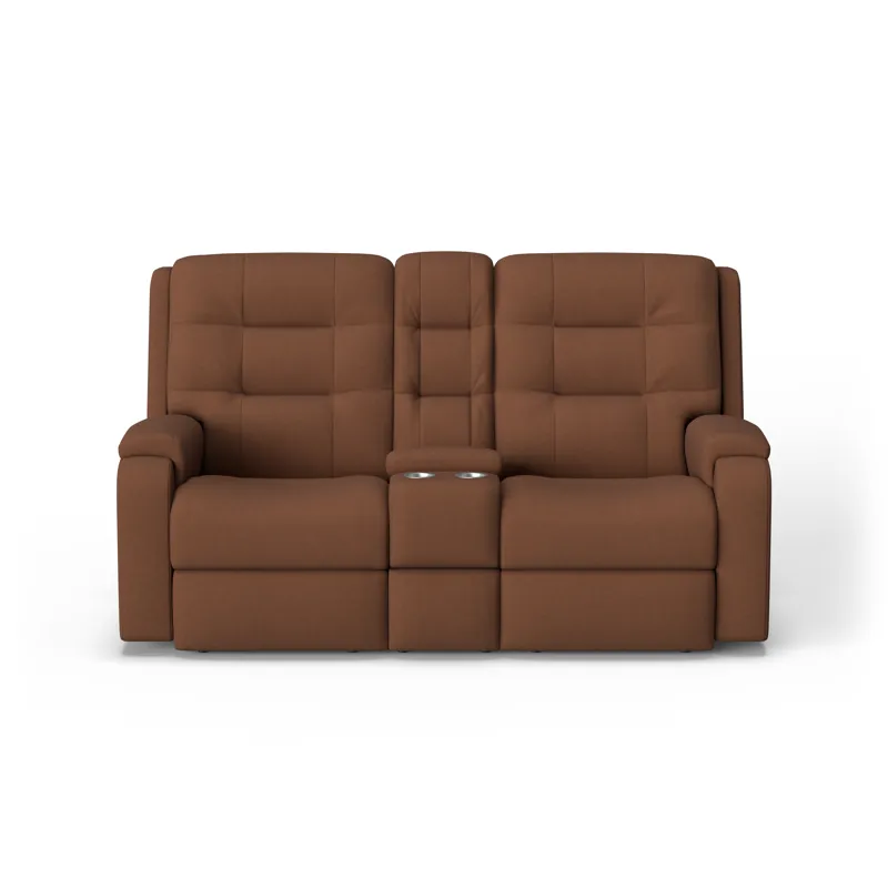 Power Reclining Loveseat with Console