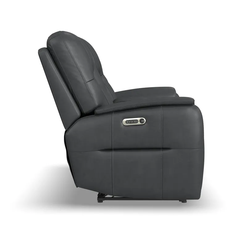 Power Reclining Loveseat with Console and Power Headrests