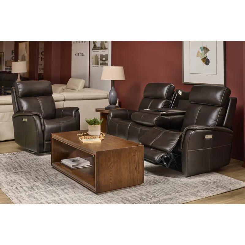 View Power Swivel Recliner with Power Headrest
