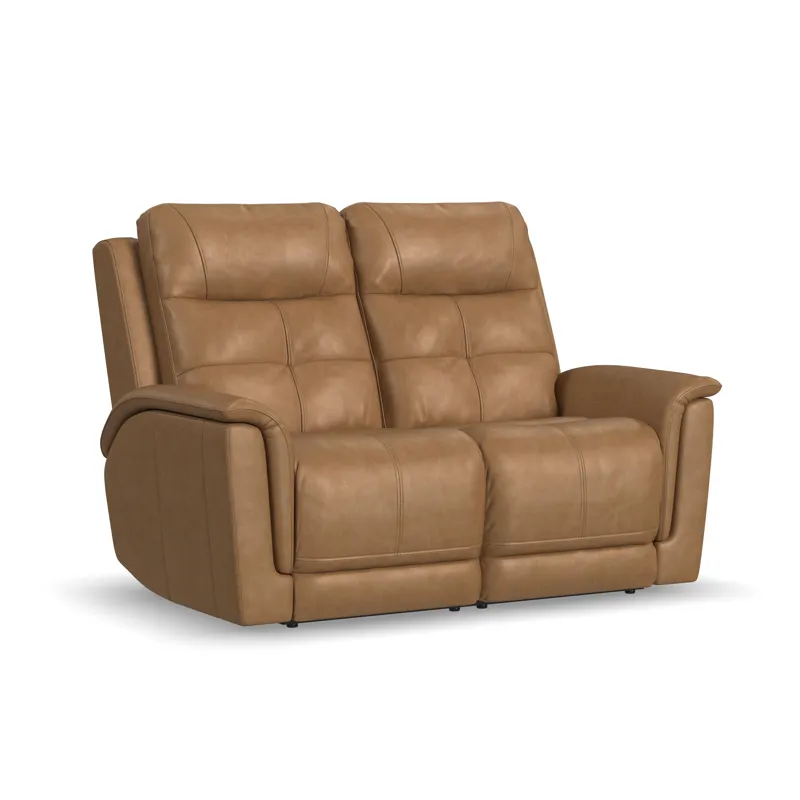 Power Reclining Loveseat with Power Headrest, Lumbar, Heat & Massage