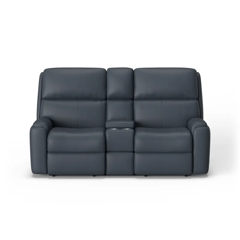 Power Reclining Loveseat with Console