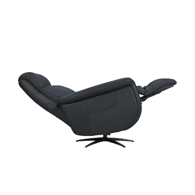 Power Swivel Recliner with Power Headrest, Lumbar, Heat, Massage & Ventilation