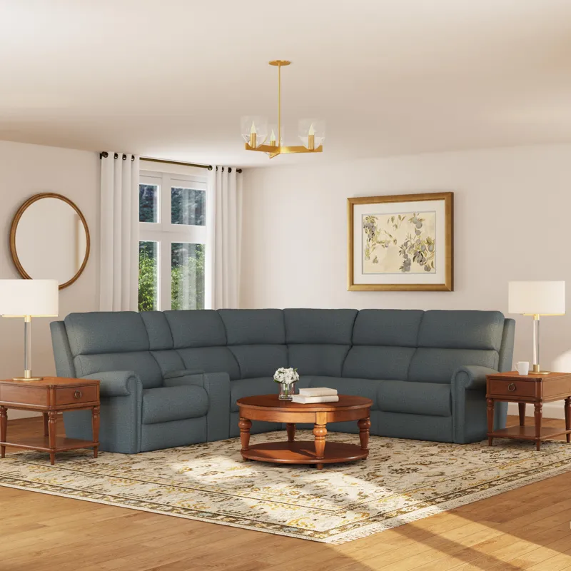 Power Reclining Sectional w/ Power Headrest & Lumbar