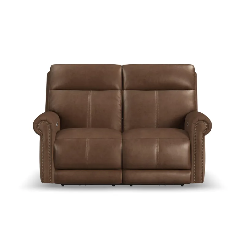 Power Reclining Loveseat with Power Headrest & Lumbar