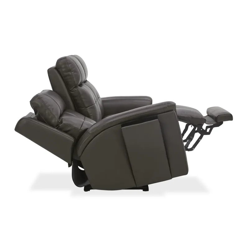 Power Reclining Sofa with Console, Power Headrest, Lumbar, Heat & Massage