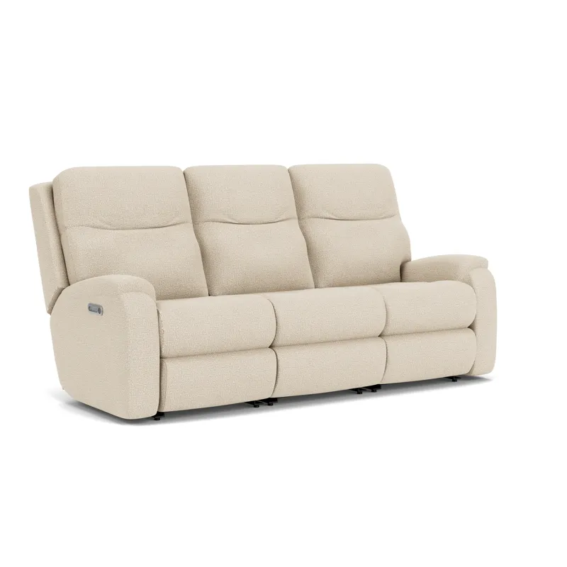 Power Reclining Sofa with Power Headrests & Lumbar