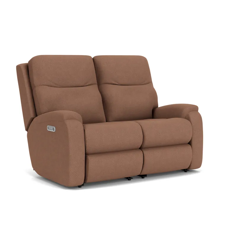 Power Reclining Loveseat with Power Headrests & Lumbar
