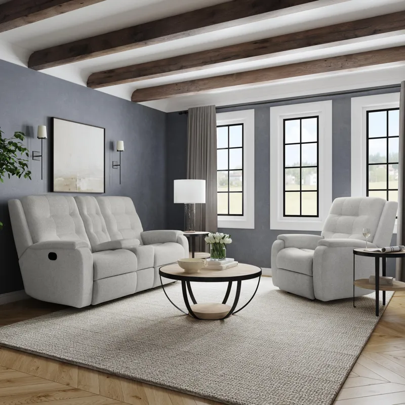 Reclining Loveseat with Console