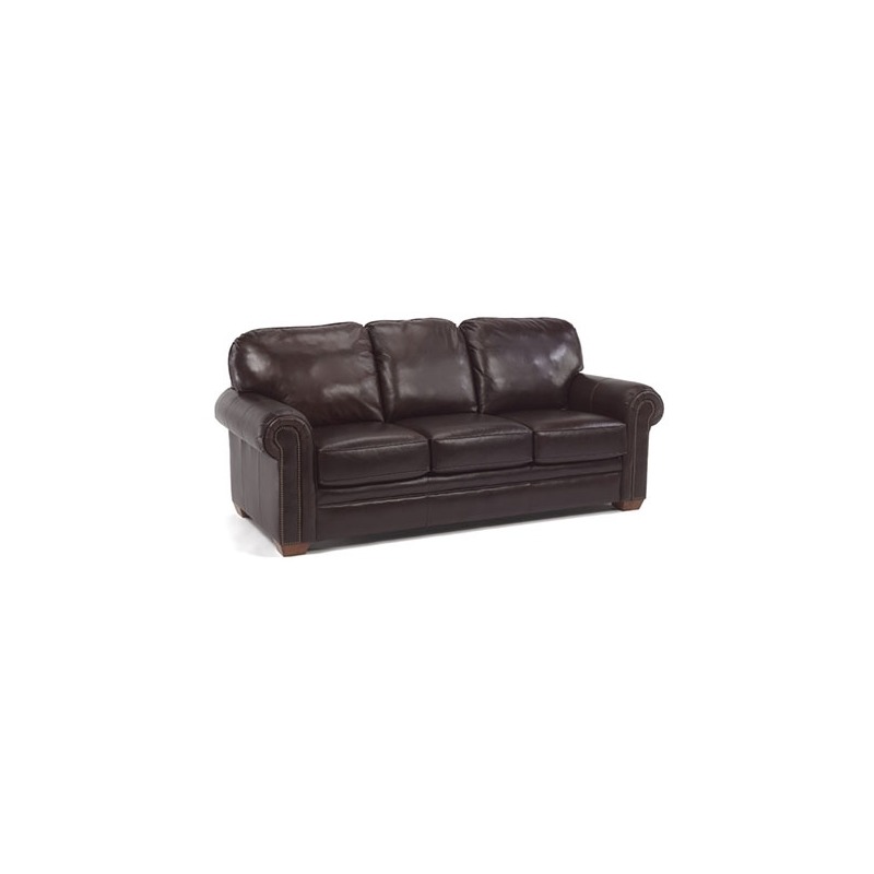 Harrison Leather Sofa With Nails By Flexsteel Furniture