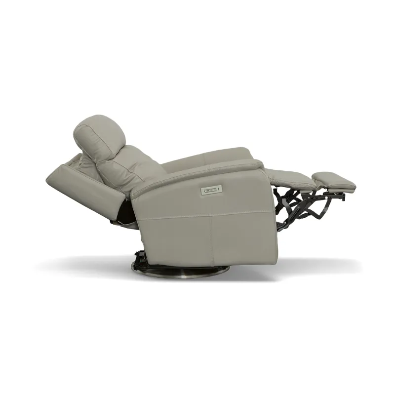 Power Swivel Recliner with Power Headrest