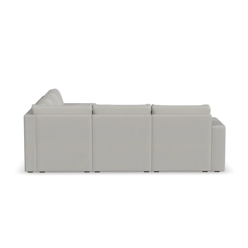 5-Seat Sectional with Wide Arm
