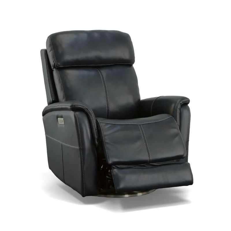 Power Swivel Recliner with Power Headrest