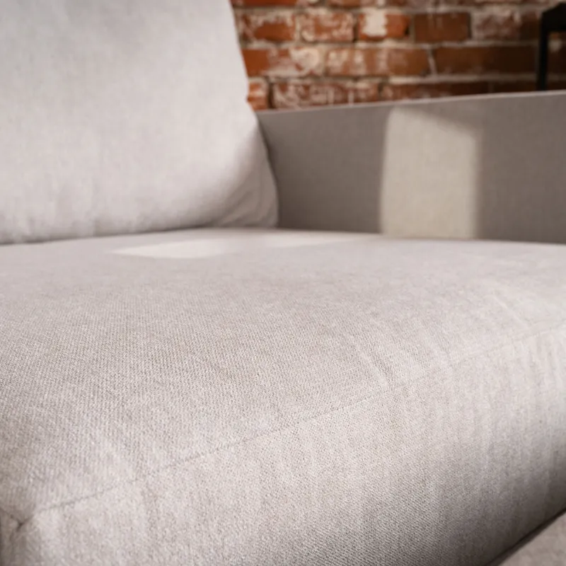 Sofa with Wide Arm and Storage Ottoman