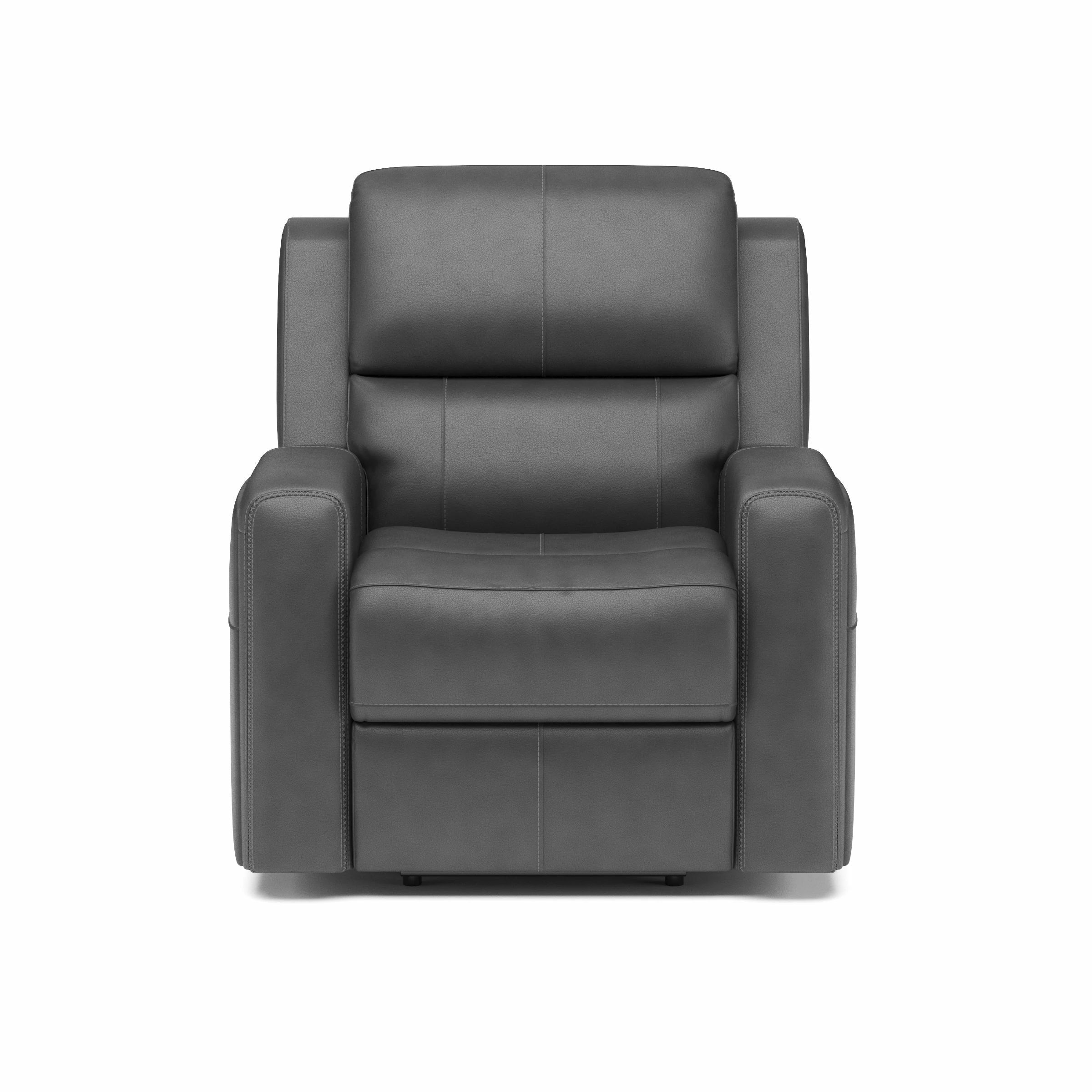 Linden Power Recliner with Power Headrest & Lumbar 104350PH by