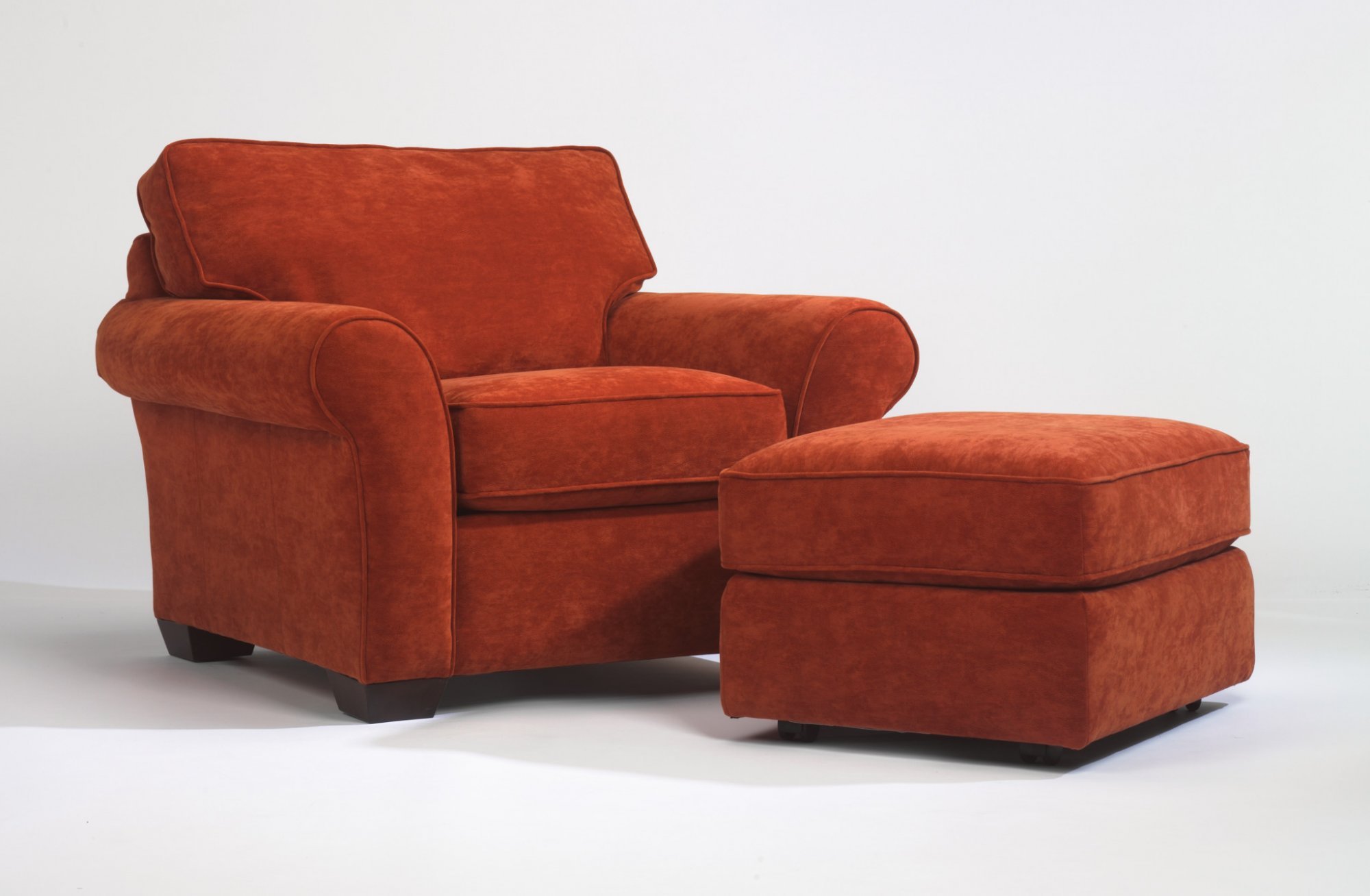 Vail Ottoman with Casters 330508 by Flexsteel Furniture at Missouri